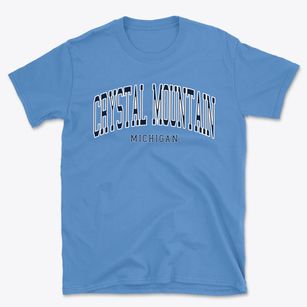 Crystal Mountain Michigan Traditional Basic T-Shirt