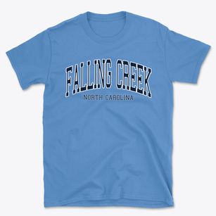 Falling Creek North Carolina Traditional Basic T-Shirt