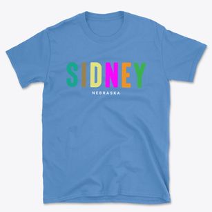 Sidney Nebraska Color Pop Basic T-Shirt