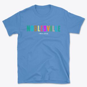Noblesville Indiana Color Pop Basic T-Shirt