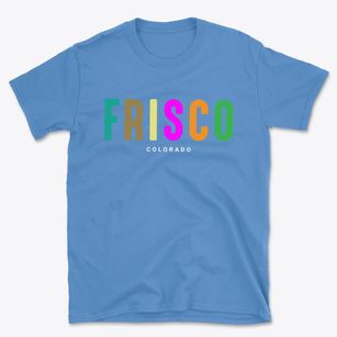 Frisco Colorado Color Pop Basic T-Shirt