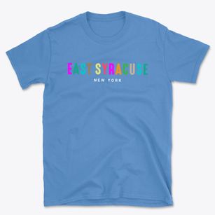 East Syracuse New York Color Pop Basic T-Shirt