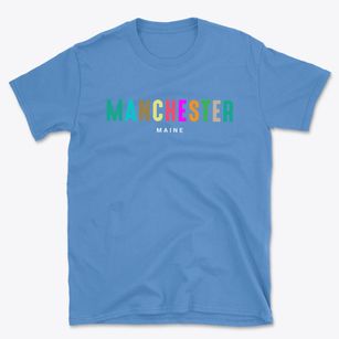 Manchester Maine Color Pop Basic T-Shirt