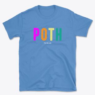 Poth Texas Color Pop Basic T-Shirt