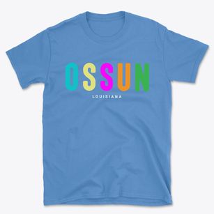Ossun Louisiana Color Pop Basic T-Shirt