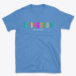 Livingston Louisiana Color Pop Basic T-Shirt
