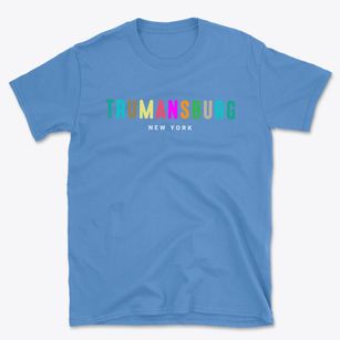 Trumansburg New York Color Pop Basic T-Shirt