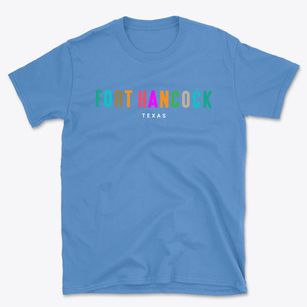Fort Hancock Texas Color Pop Basic T-Shirt