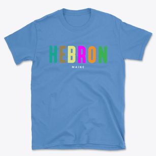 Hebron Maine Color Pop Basic T-Shirt