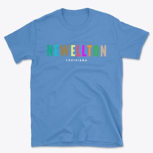 Newellton Louisiana Color Pop Basic T-Shirt