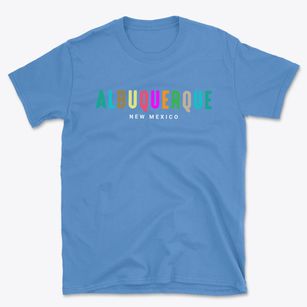 Albuquerque New Mexico Color Pop Basic T-Shirt