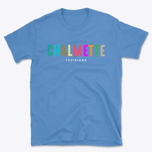 Chalmette Louisiana Color Pop Basic T-Shirt