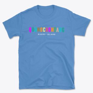 Quonochontaug Rhode Island Color Pop Basic T-Shirt
