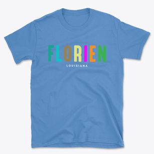 Florien Louisiana Color Pop Basic T-Shirt