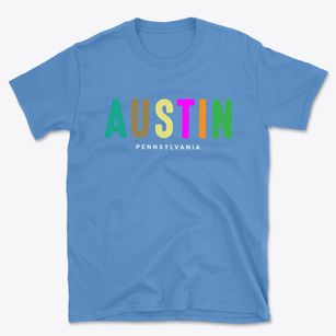 Austin Pennsylvania Color Pop Basic T-Shirt