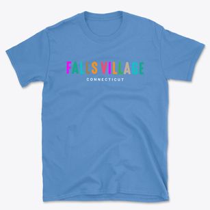 Falls Village Connecticut Color Pop Basic T-Shirt