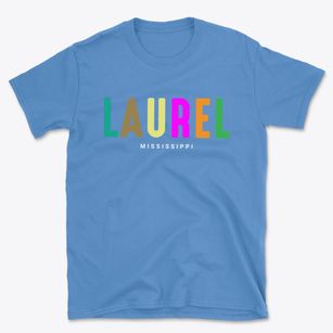Laurel Mississippi Color Pop Basic T-Shirt