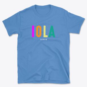 Iola Texas Color Pop Basic T-Shirt