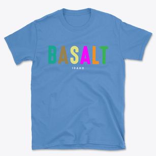 Basalt Idaho Color Pop Basic T-Shirt