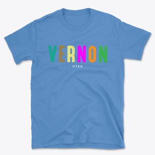Vernon Utah Color Pop Basic T-Shirt