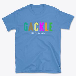 Gackle North Dakota Color Pop Basic T-Shirt