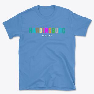 Hardinsburg Indiana Color Pop Basic T-Shirt