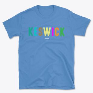 Keswick Iowa Color Pop Basic T-Shirt
