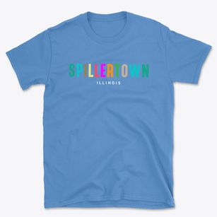 Spillertown Illinois Color Pop Basic T-Shirt