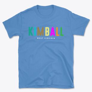 Kimball West Virginia Color Pop Basic T-Shirt