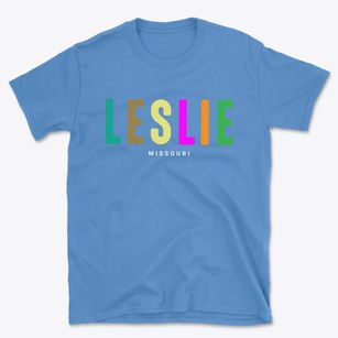Leslie Missouri Color Pop Basic T-Shirt