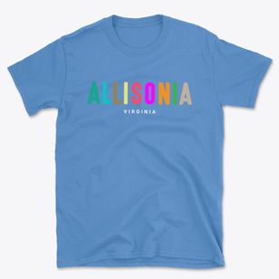 Allisonia Virginia Color Pop Basic T-Shirt