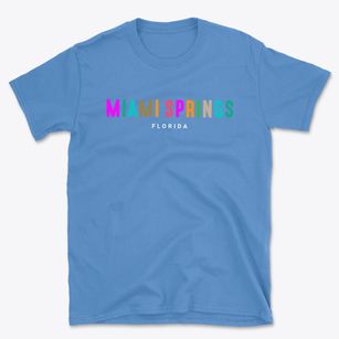 Miami Springs Florida Color Pop Basic T-Shirt