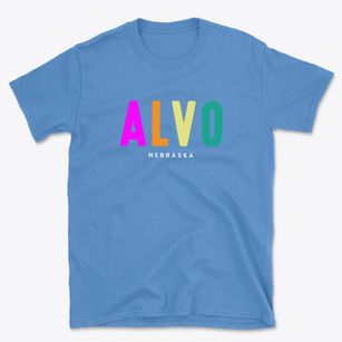 Alvo Nebraska Color Pop Basic T-Shirt