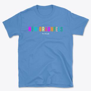 New Braunfels Texas Color Pop Basic T-Shirt