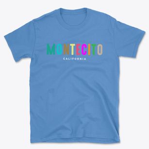 Montecito California Color Pop Basic T-Shirt