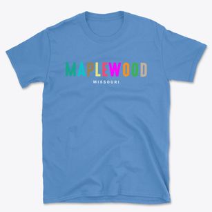 Maplewood Missouri Color Pop Basic T-Shirt