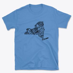  New York Mandala Basic T-Shirt