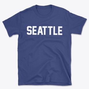 Seattle Washington Classic Block Basic T-Shirt
