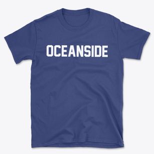 Oceanside New York Classic Block Basic T-Shirt