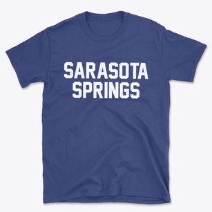 Sarasota Springs Florida Classic Block Basic T-Shirt