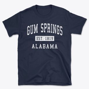 Gum Springs Alabama Classic Established Basic T-Shirt