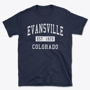 Evansville Colorado Classic Established Basic T-Shirt