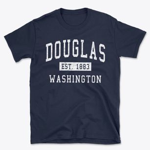 Douglas Washington Classic Established Basic T-Shirt
