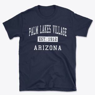 Palm Lakes Village Arizona Classic Established Basic T-Shirt