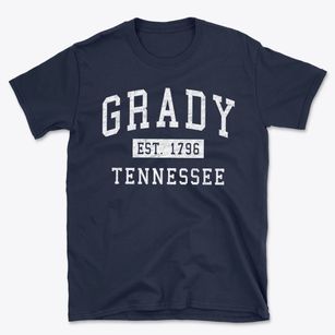 Grady Tennessee Classic Established Basic T-Shirt