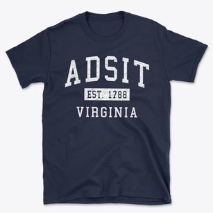 Adsit Virginia Classic Established Basic T-Shirt