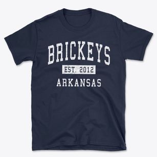 Brickeys Arkansas Classic Established Basic T-Shirt