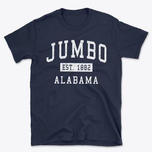 Jumbo Alabama Classic Established Basic T-Shirt