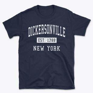 Dickersonville New York Classic Established Basic T-Shirt