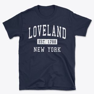 Loveland New York Classic Established Basic T-Shirt
